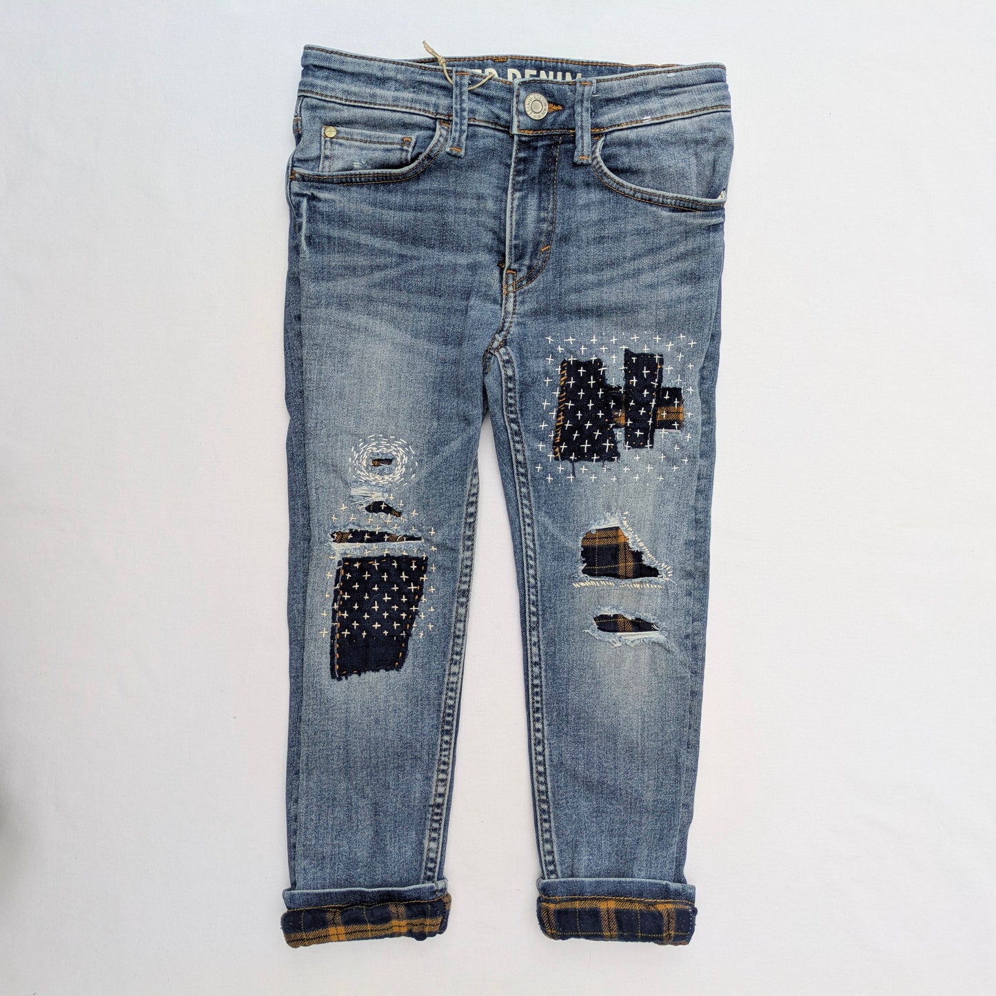 Upcycled Collection - jeans - 5-6 years / 116cm