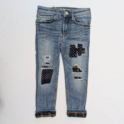 Upcycled Collection - jeans - 5-6 years / 116cm