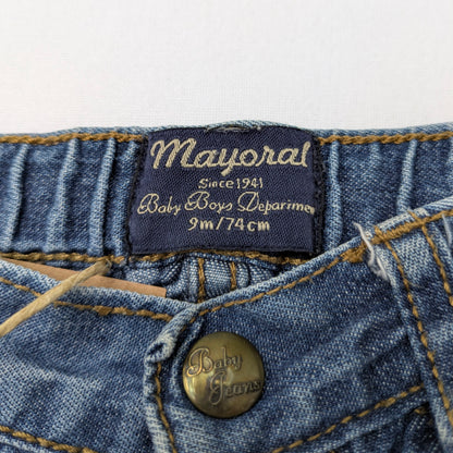 Upcycled Collection - jeans - 9 mo