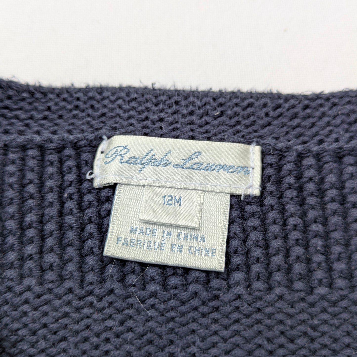 Ralph Lauren sweater - 12-18 mo