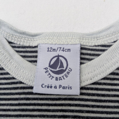 Petit Bateau onesie - 12 mo / 74cm