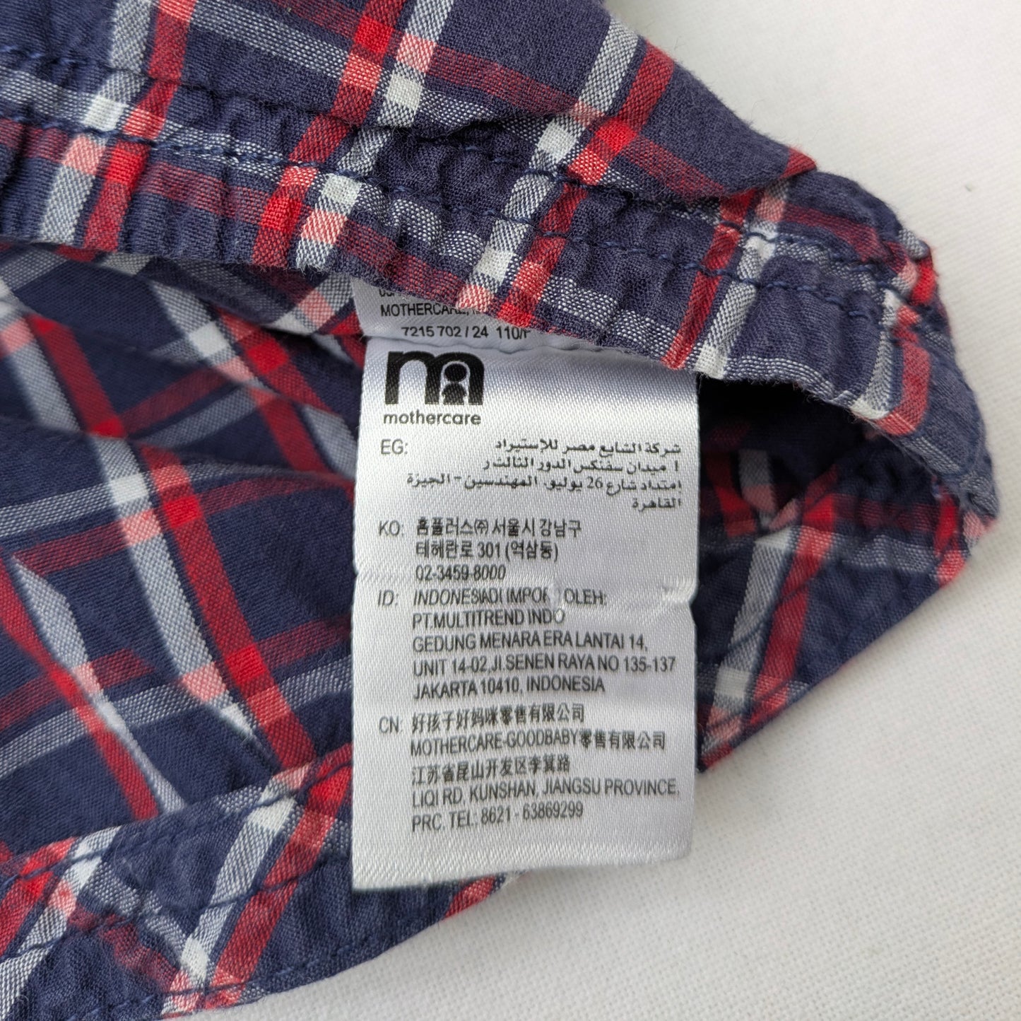 Mothercare Hemd mit Knöpfen – 6 Monate