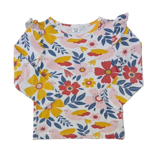 Pat Pat floral shirt - 5 yrs