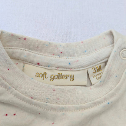 Soft Gallery cotton onesie body - 3-6 mo