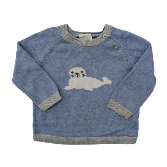 Alana knit cotton sweater - 3 mo / 62