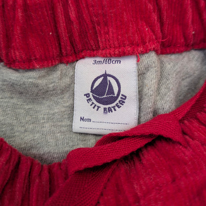Petit Bateau lined pants - 3 mo