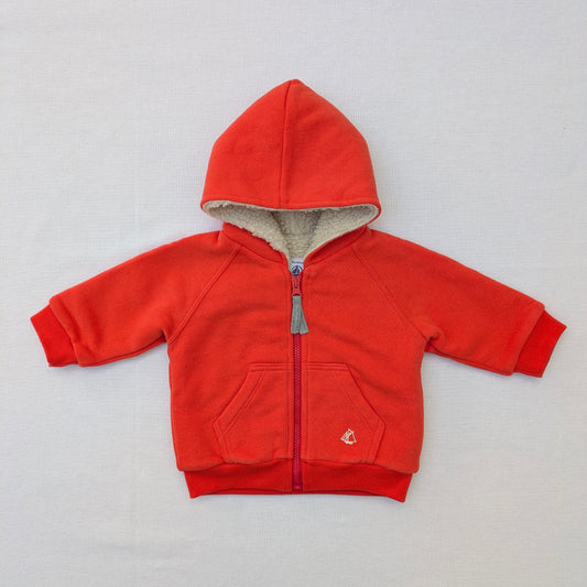 Sweat Petit Bateau doublé polaire - 3 mois