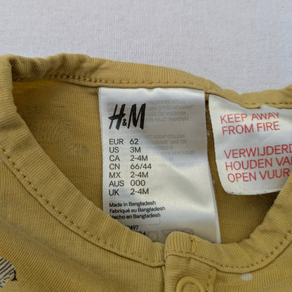 H&M Cotton Pyjamas- size 3 mo / 62cm