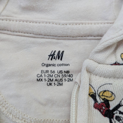 H&M one-piece romper - 0-3 mo / 56