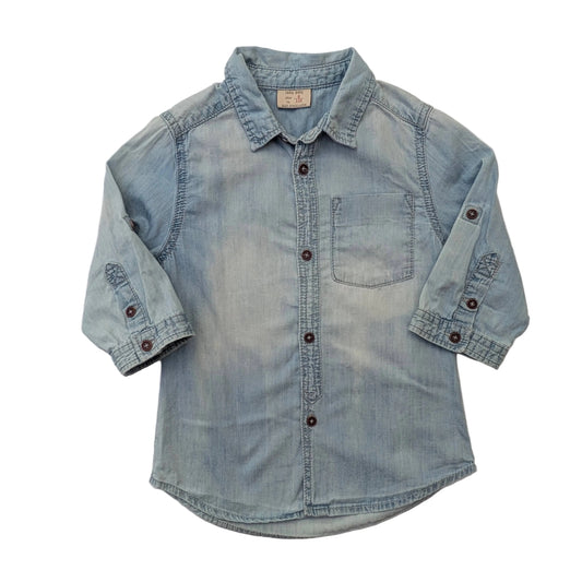 Zara Jeanshemd mit Knöpfen – 5 Jahre / 110