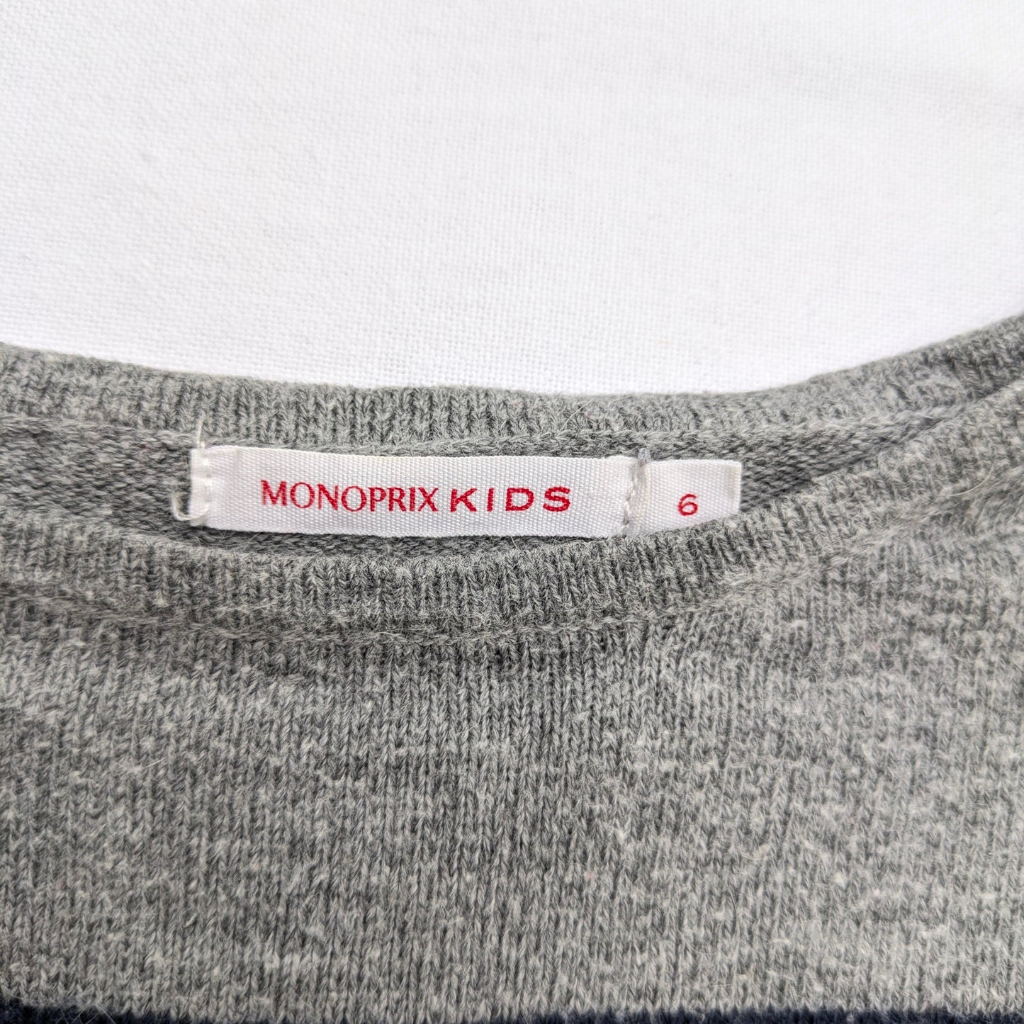 Monoprix sweater dress - 6 yrs