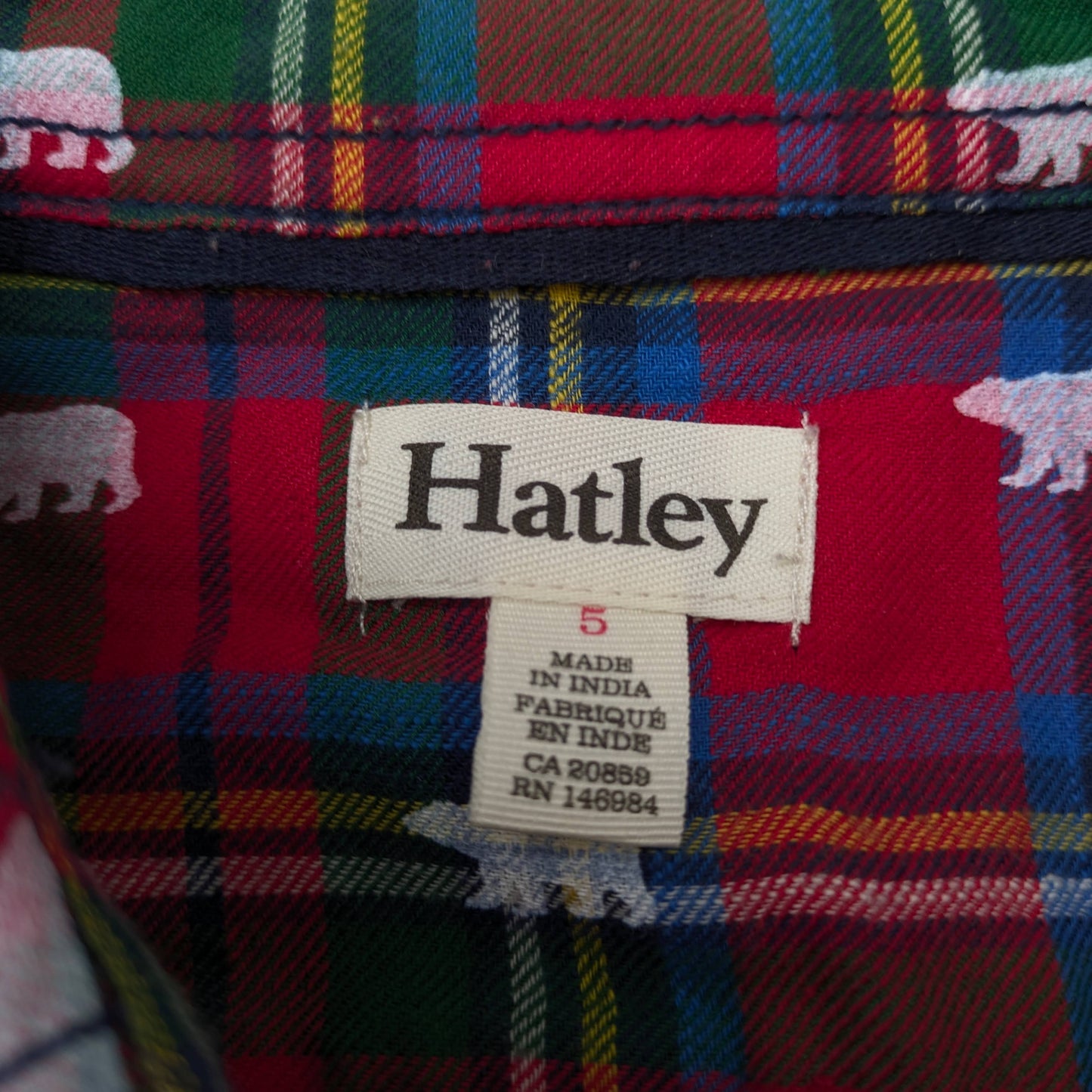Hatley button-up shirt - 5yrs