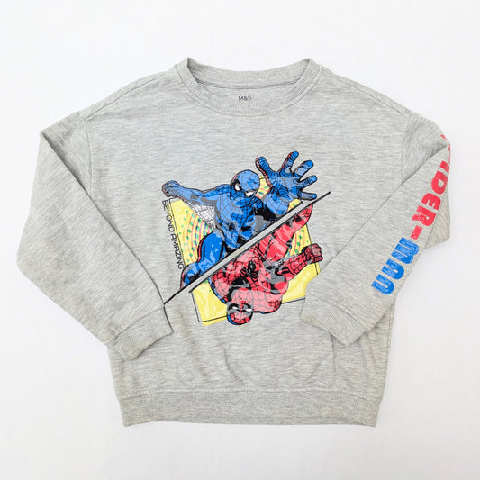 M&S Spiderman sweatshirt - 5 years