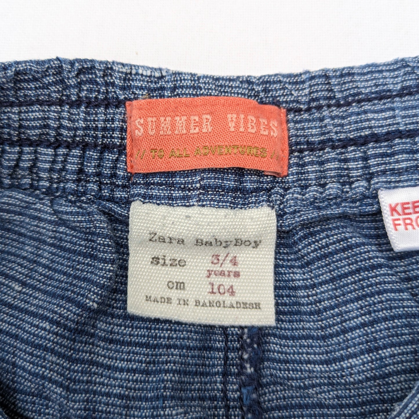Zara shorts - 3-4 yrs