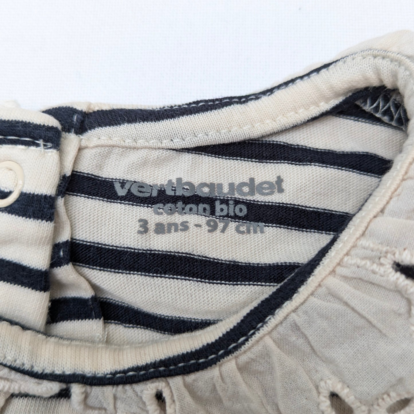 Vertbaudet striped shirt - 3 yrs / 97cm