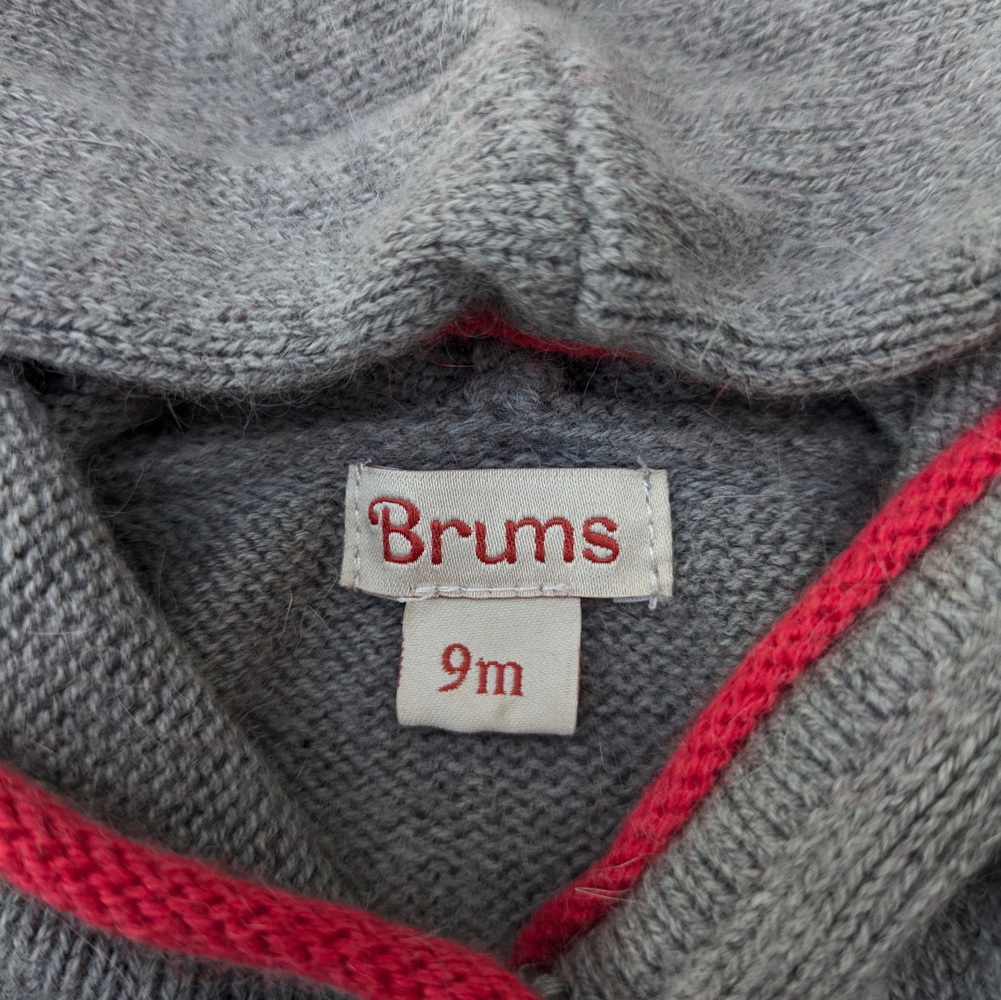 Brums wool blend poncho sweater - 9 mo