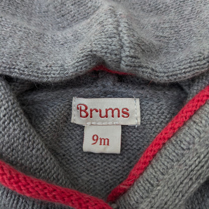Brums wool blend poncho sweater - 9 mo