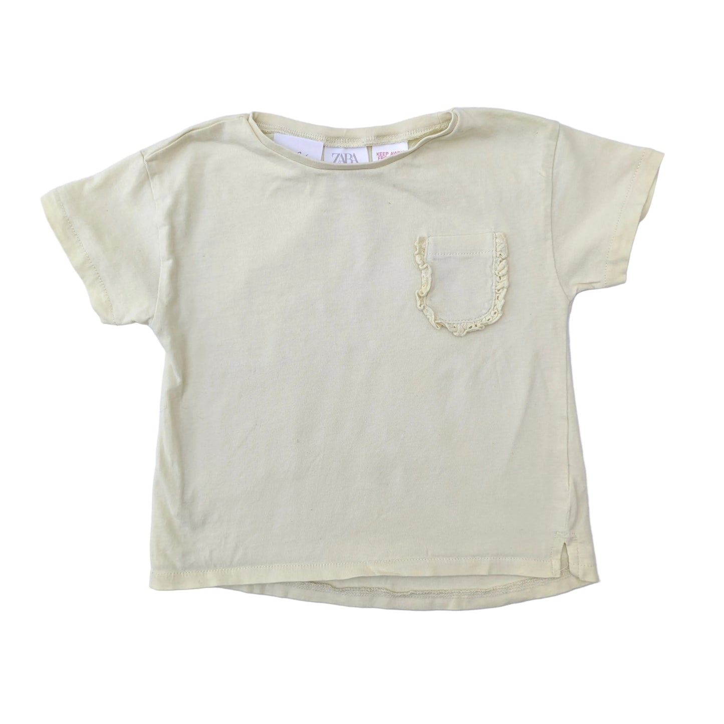 Zara cotton t-shirt - 9 mo