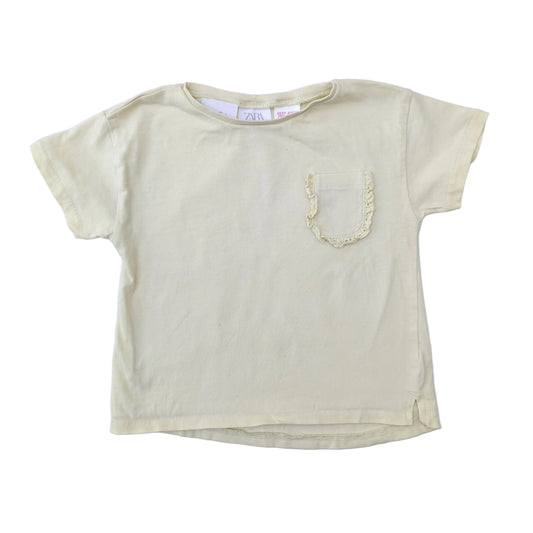 Zara cotton t-shirt - 9 mo