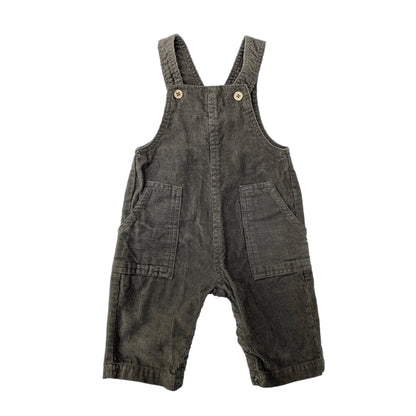 Wheat cotton overalls - 9-12 mo