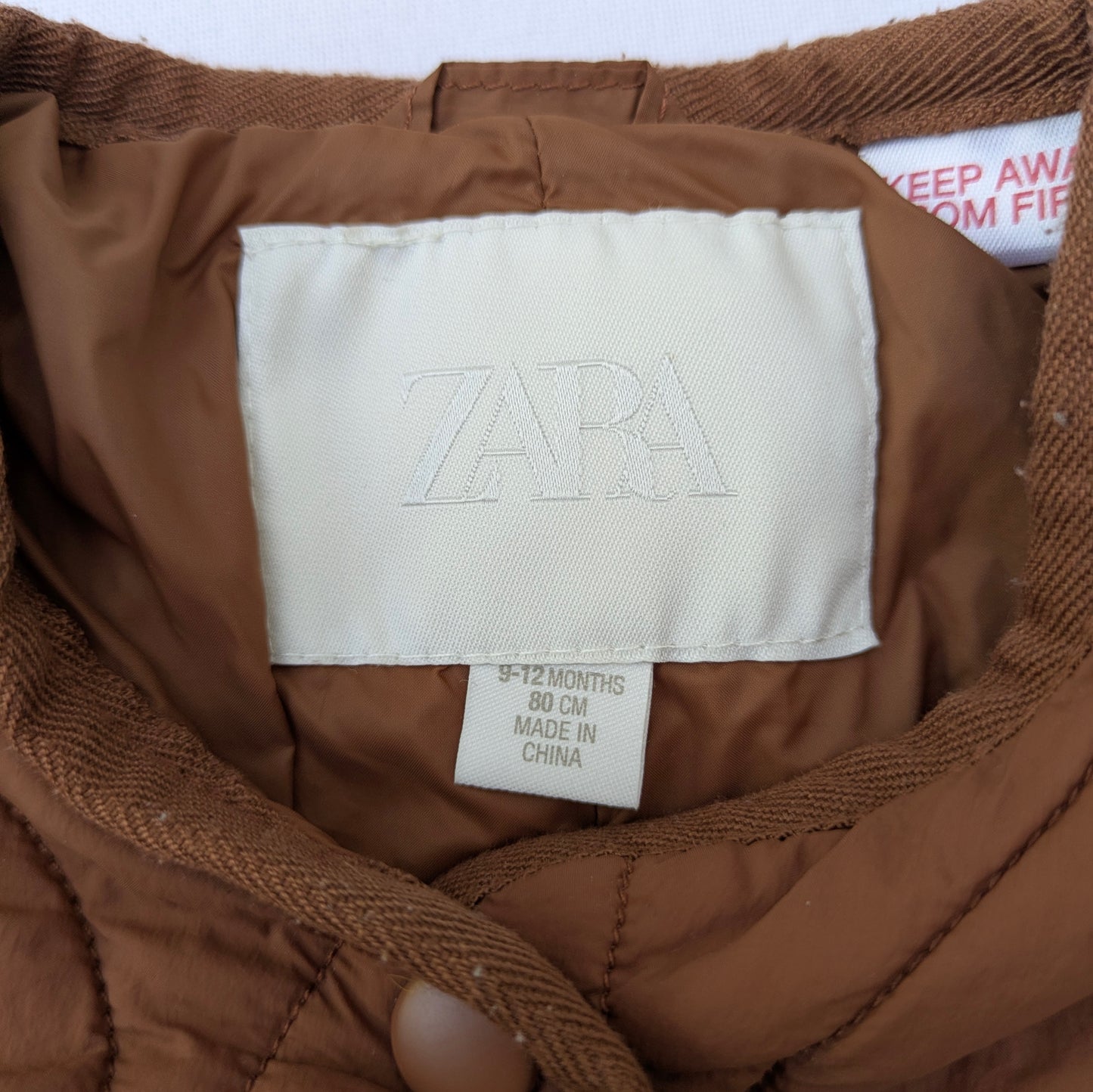 Zara cozy one-piece - 9-12 mo