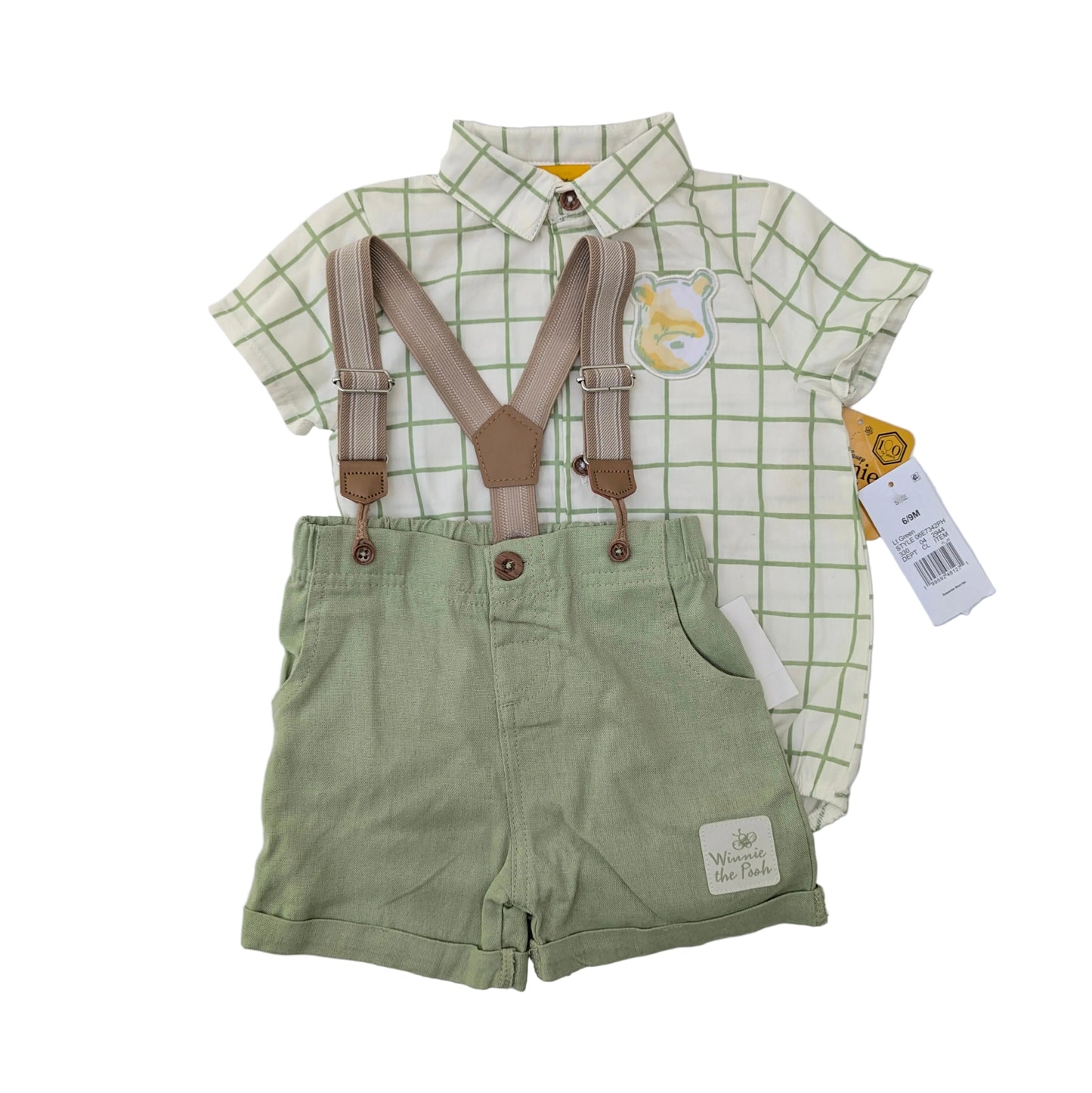Winnie the Pooh outfit set - 6 mo