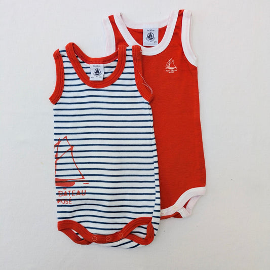 Lot de bodies Petit Bateau - 3 mois / 60 cm