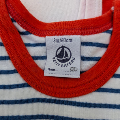 Petit Bateau onesie bodies set - 3 mo / 60cm