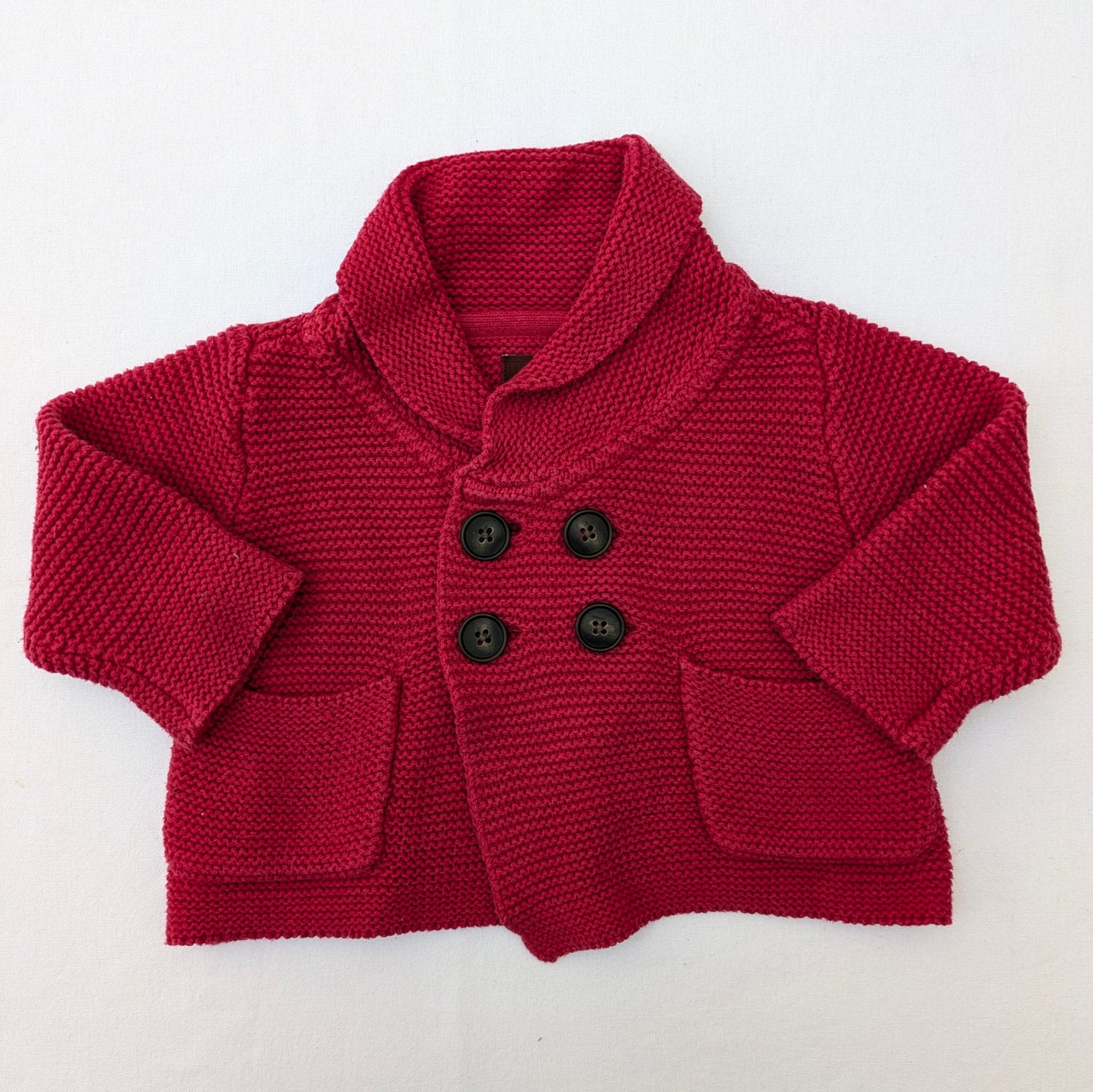 Tea knit cotton sweater - 3-6 mo