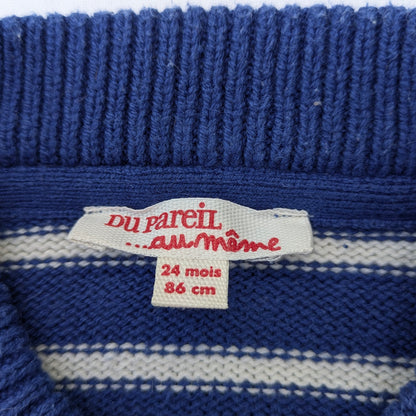 Du pareil au meme cotton sweater - 2 yrs