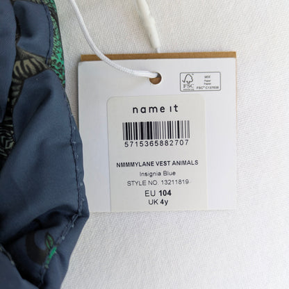 Name-It puffer vest- 4 yrs