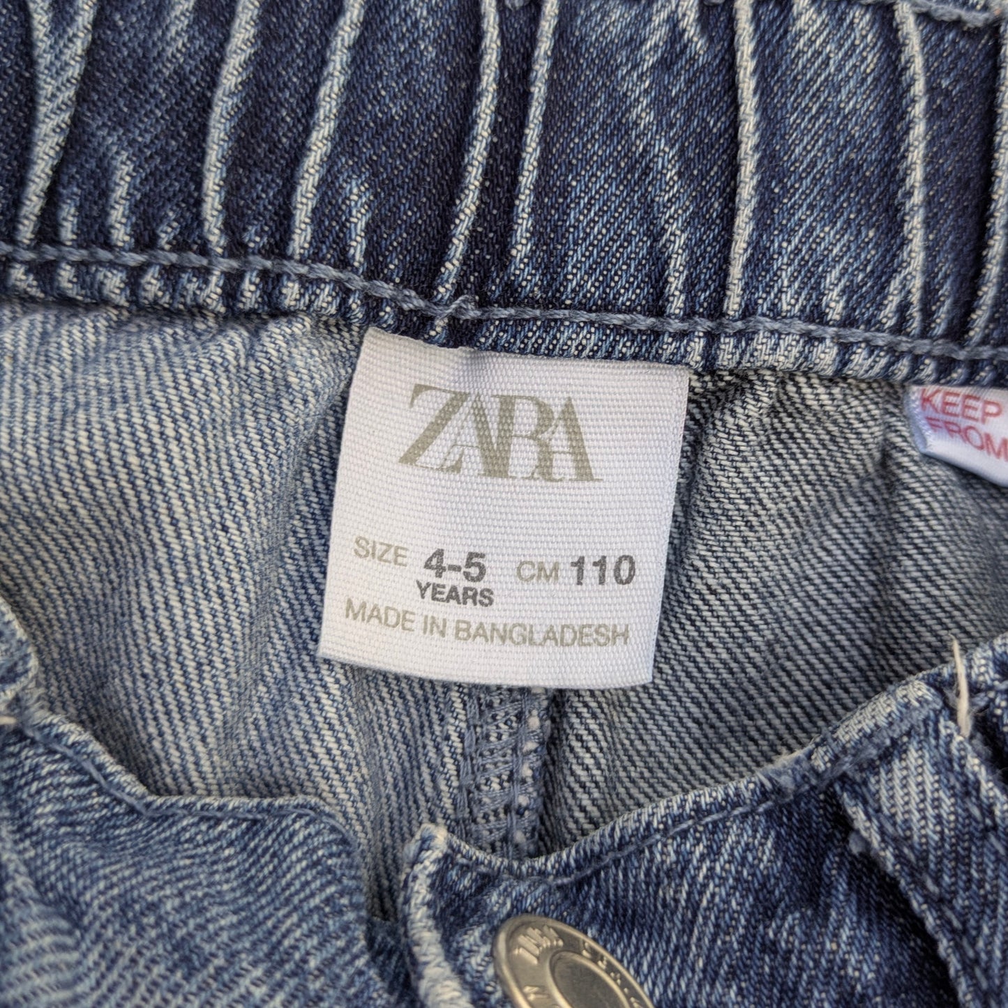 Zara jeans - 4-5 years / 110cm