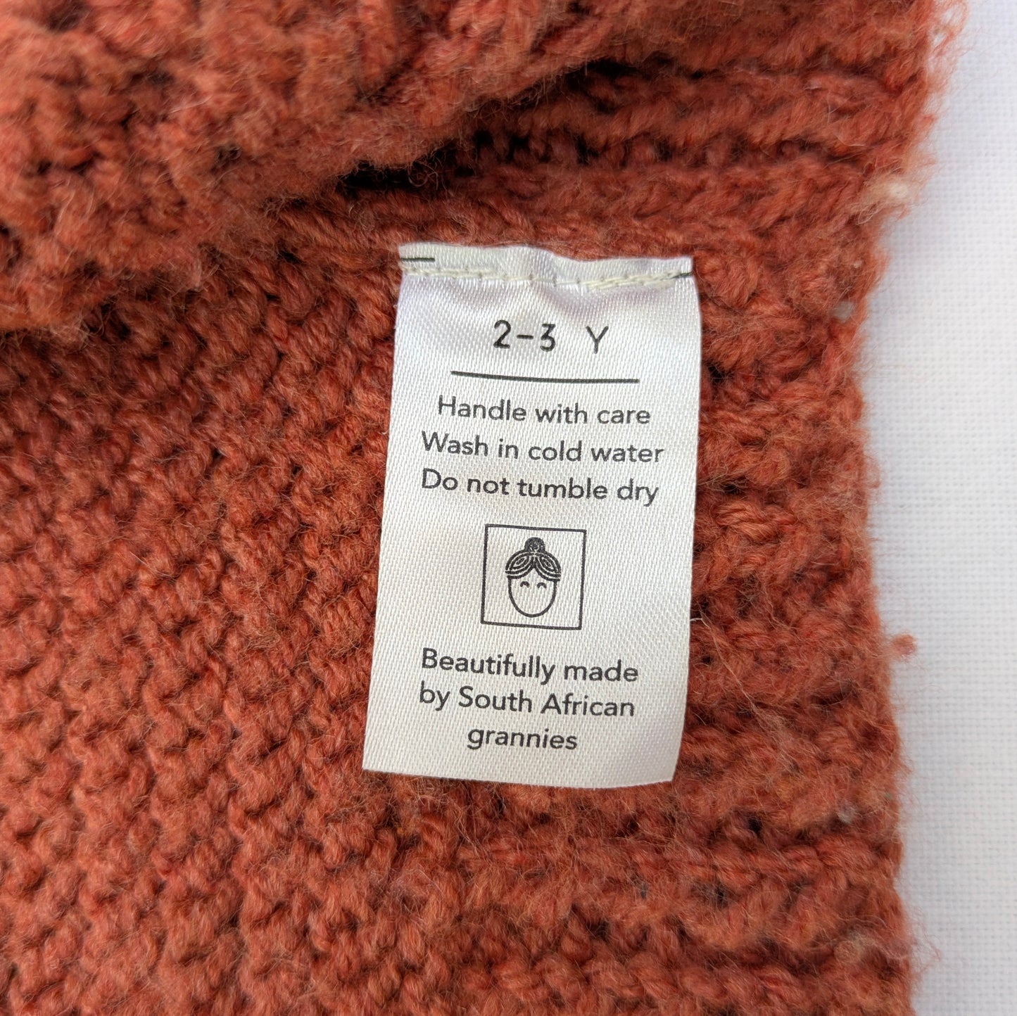 Nana's hand-knitted sweater - 2-3 yrs