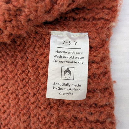 Nana's hand-knitted sweater - 2-3 yrs