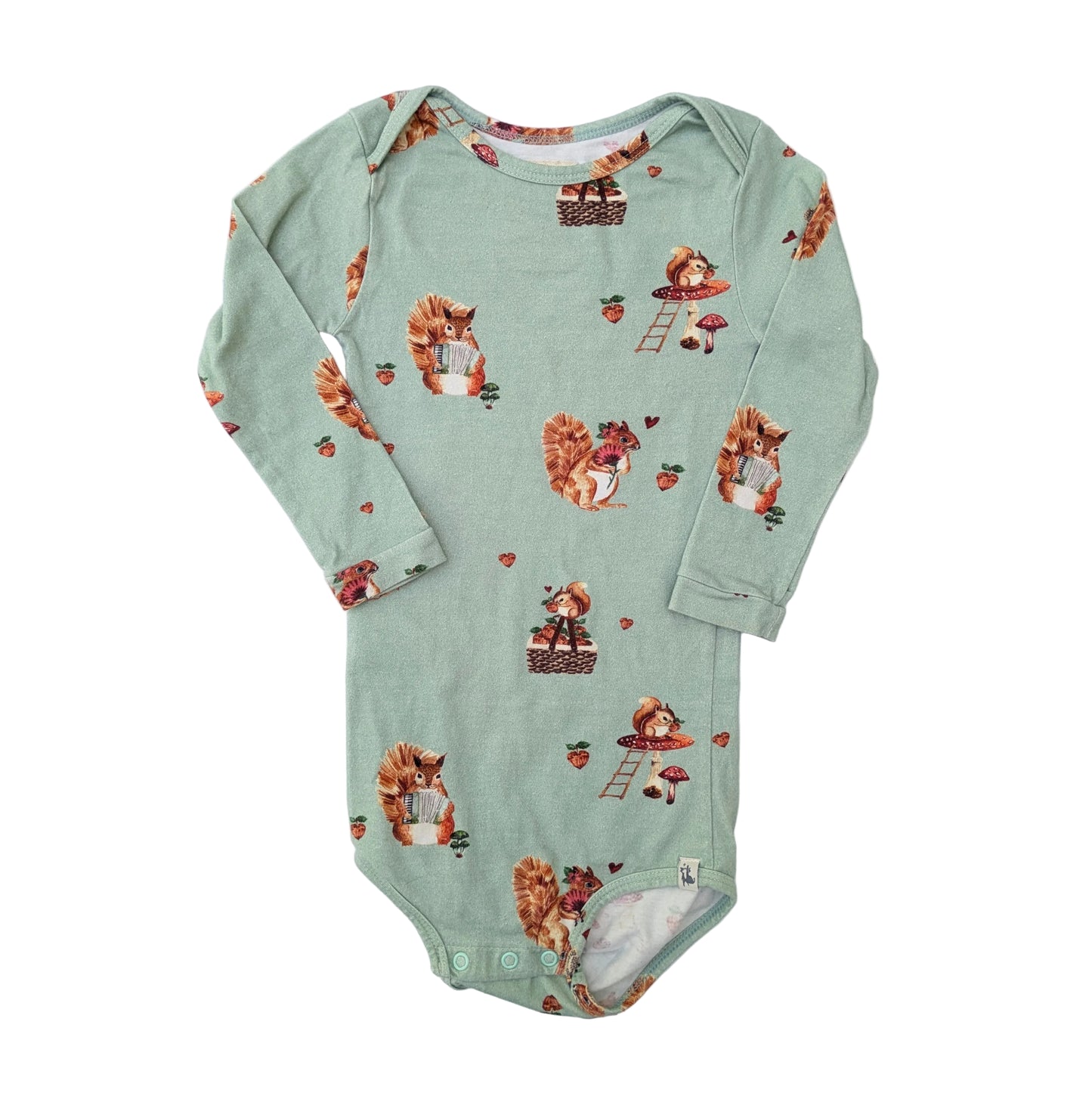 Mini Forest cotton onesie body - 18-24 mo