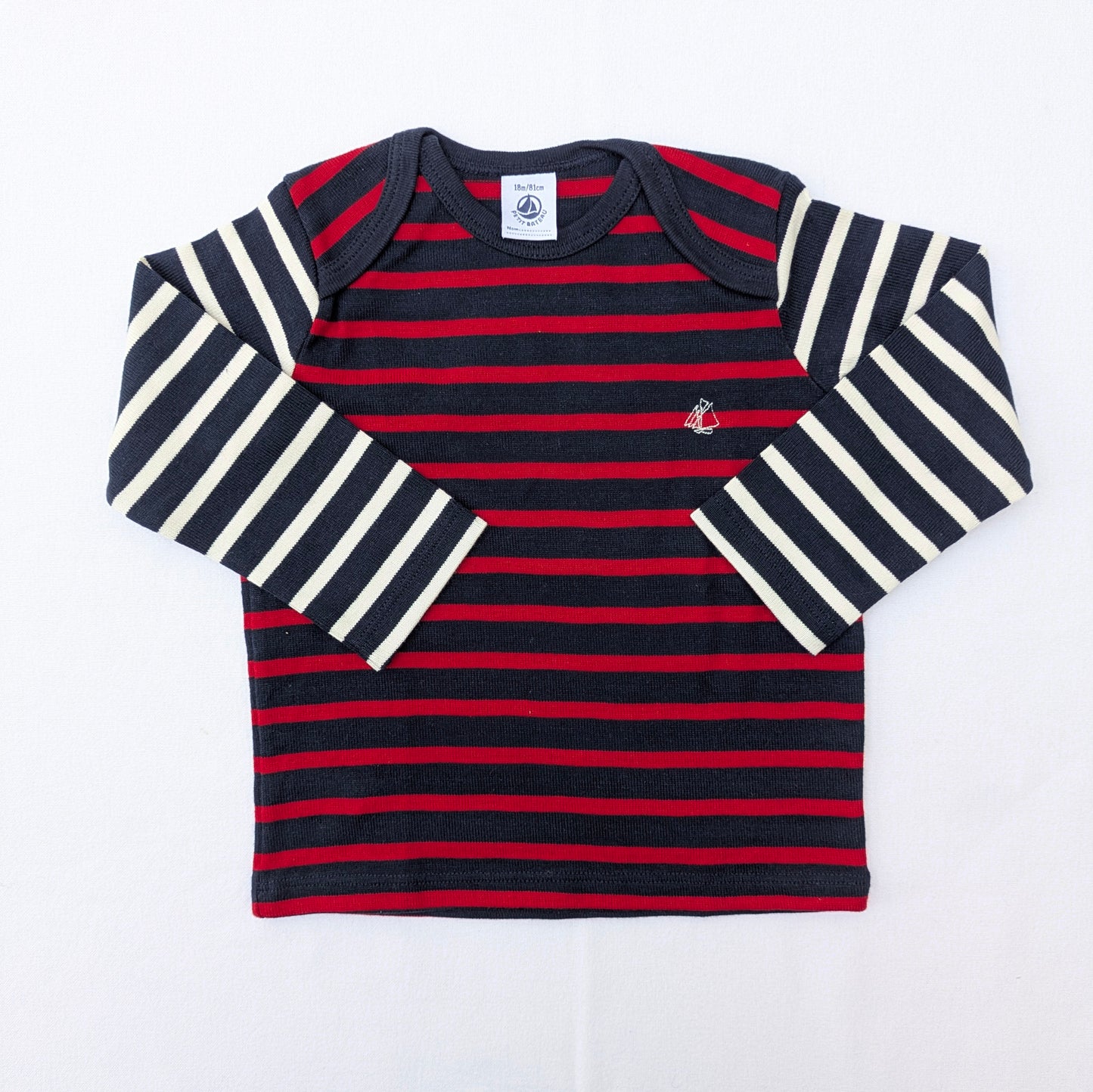 Petit Bateau long sleeve shirt - 18 mo / 81 cm