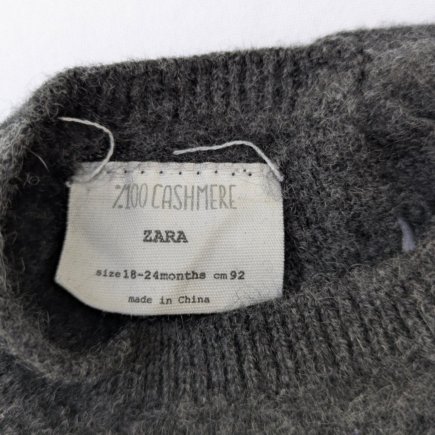 Zara cashmere sweater - 18-24 mo / 92 cm