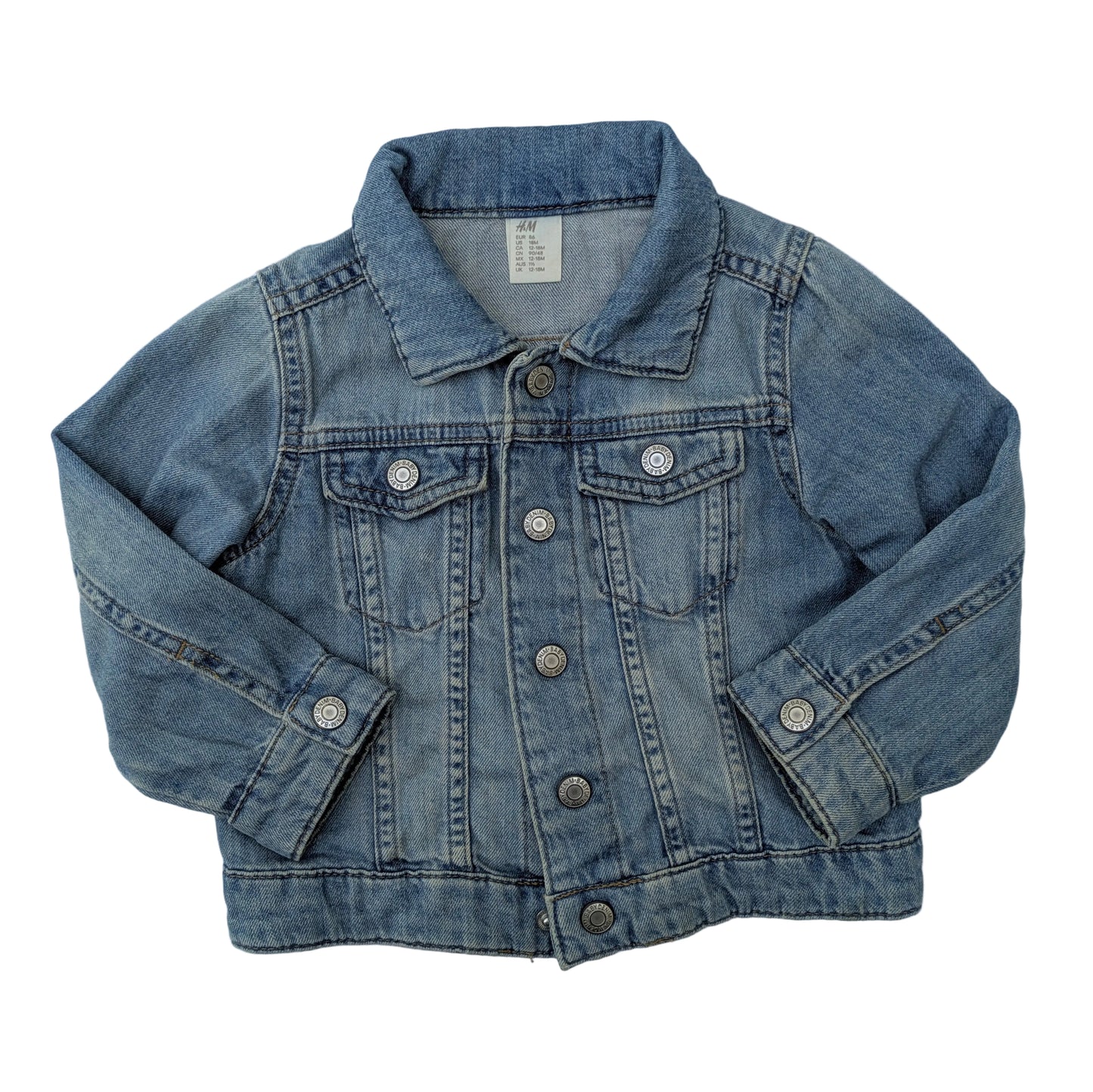 H&M denim jacket - 18 mo / 86cm