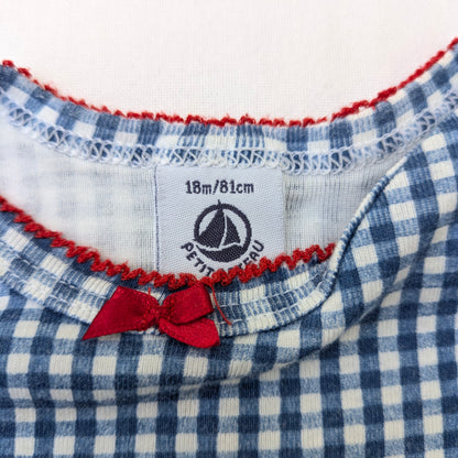 Petit Bateau onesie - 18 / 81 cm