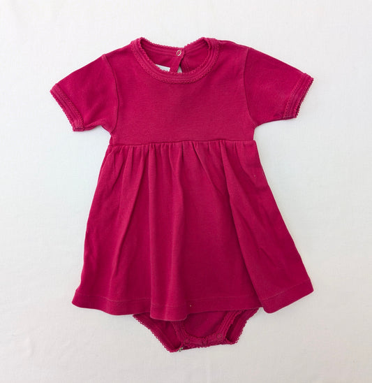 Petit Bateau onesie dress - 12 mo / 74cm