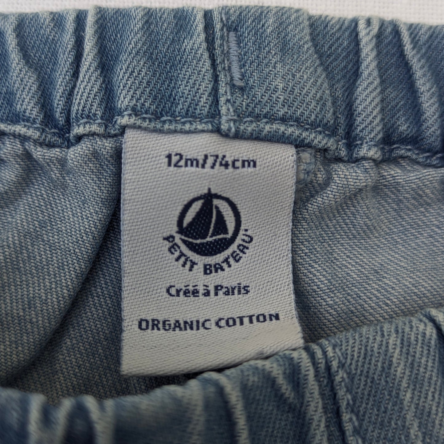 Petit Bateau jeans - 12 mo / 74cm