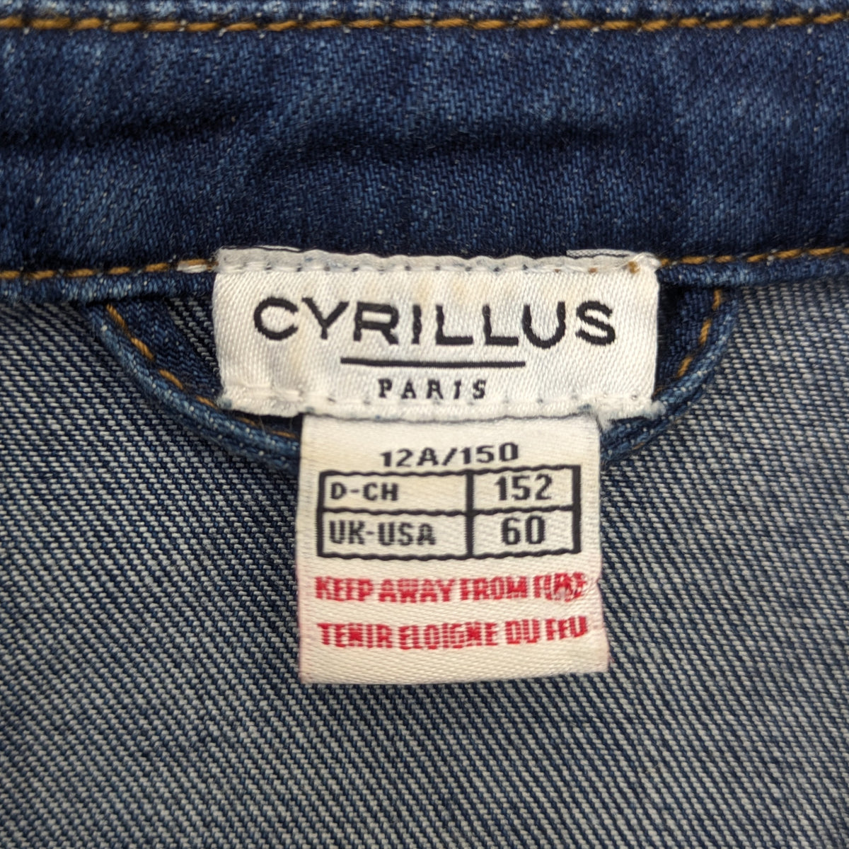 Cyrillus denim jacket - 12a / 150