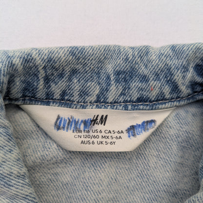 H&M denim jacket - 6 y / 116