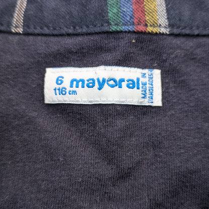 Mayoral plaid shirt - 6 yrs / 116