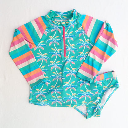 Hatley rashguard swimsuit set - 5 yrs