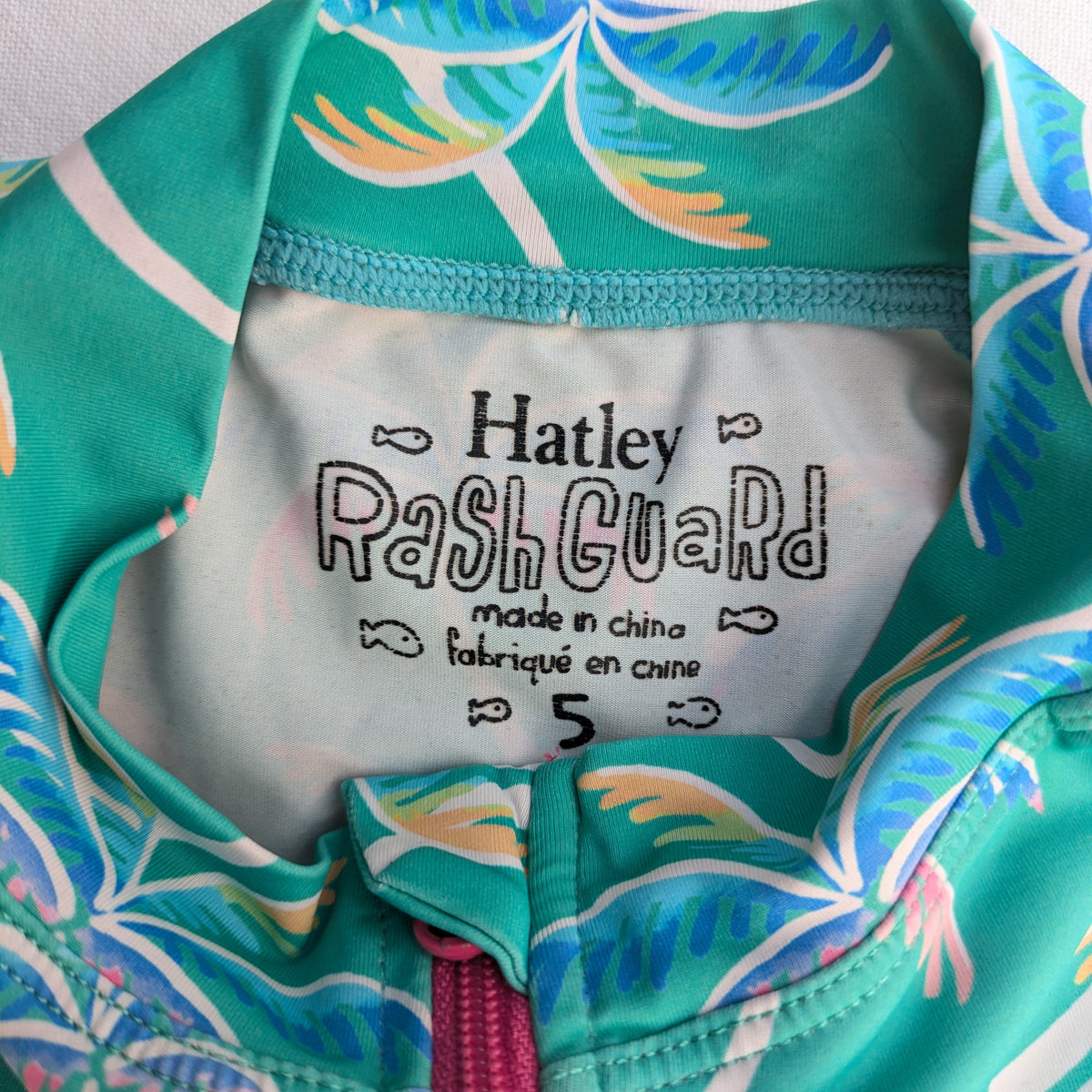 Hatley rashguard swimsuit set - 5 yrs