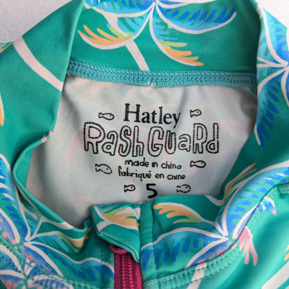 Hatley rashguard swimsuit set - 5 yrs