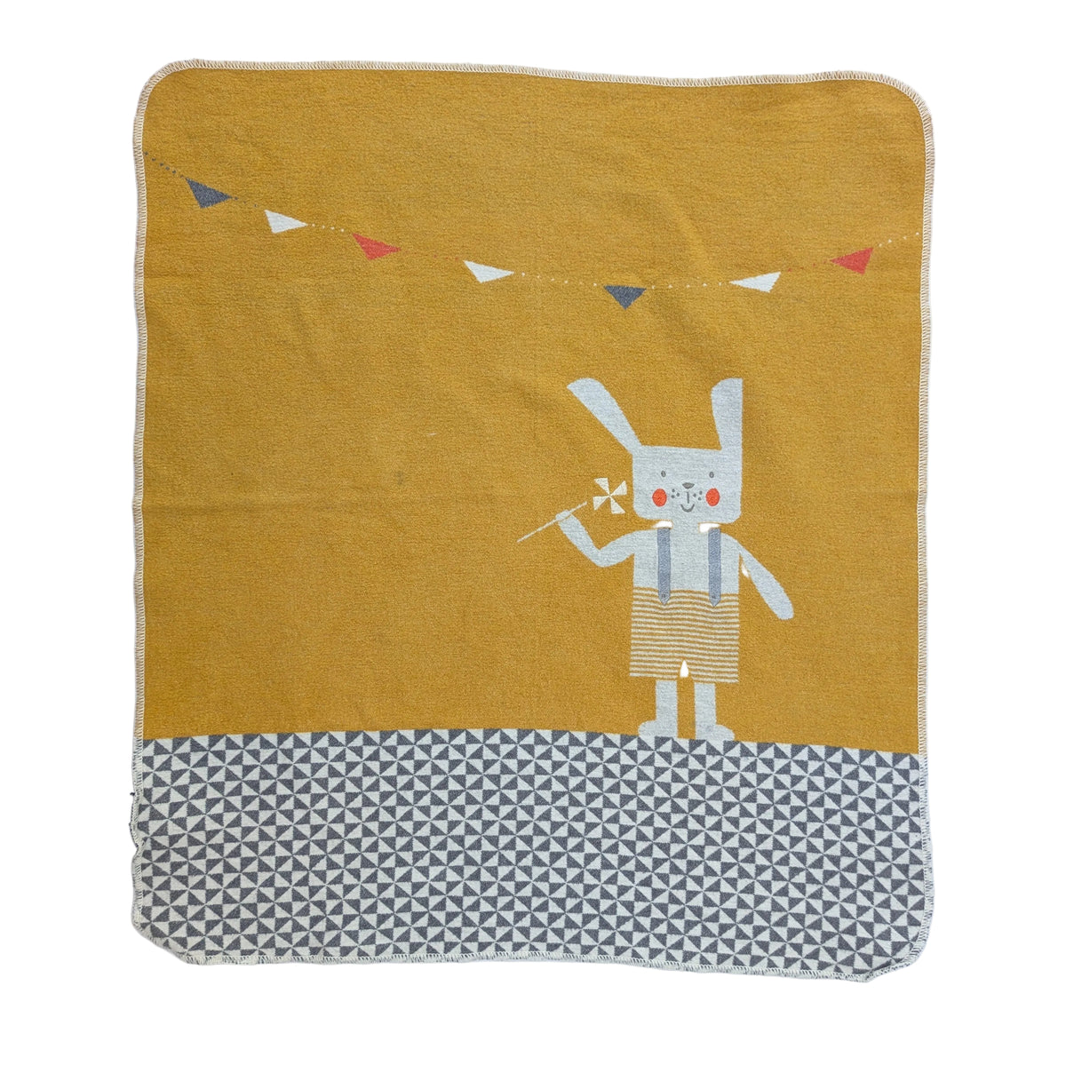 David Fussenegger baby blanket