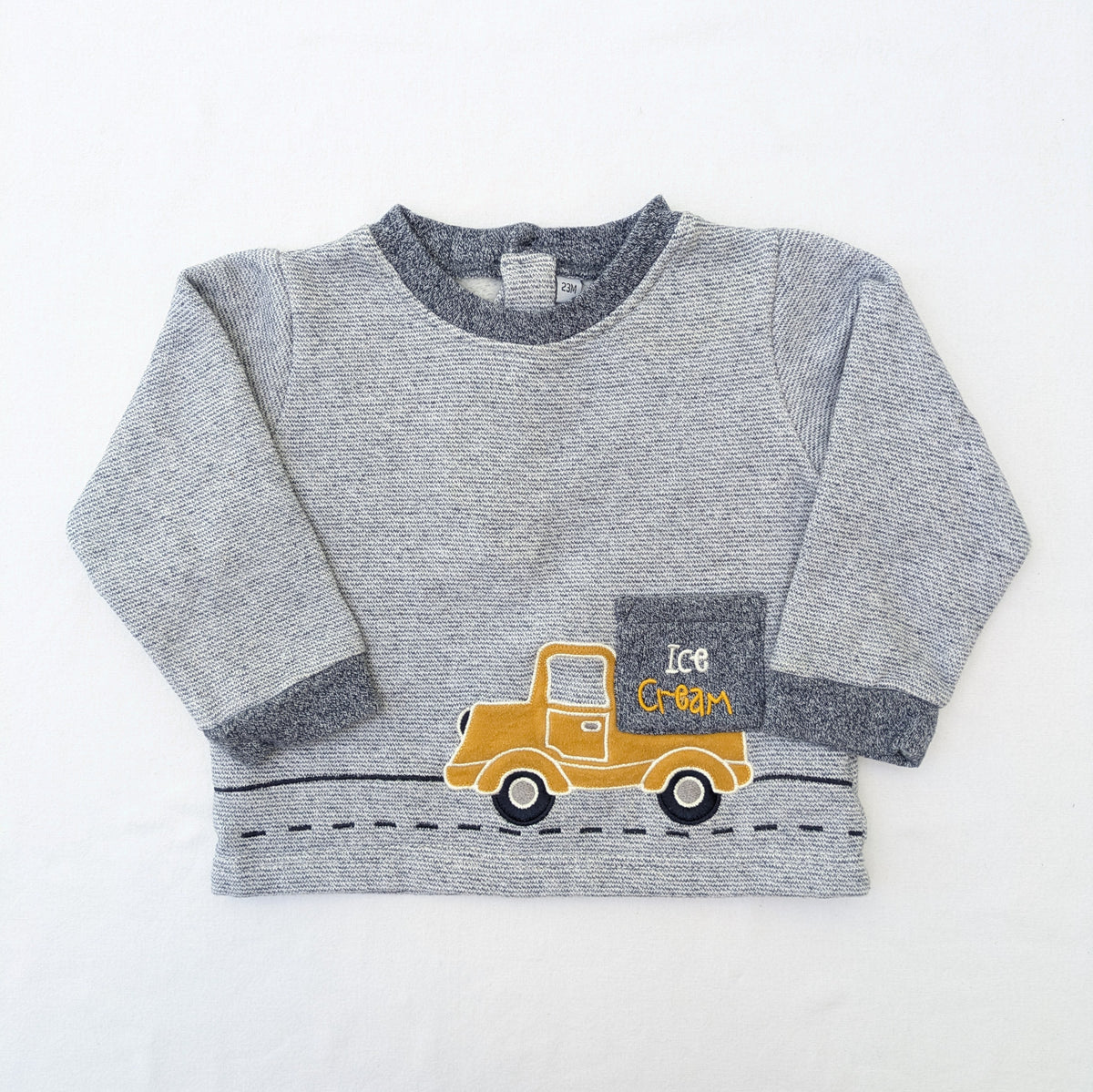 Ice cream truck sweatshirt -  2 years