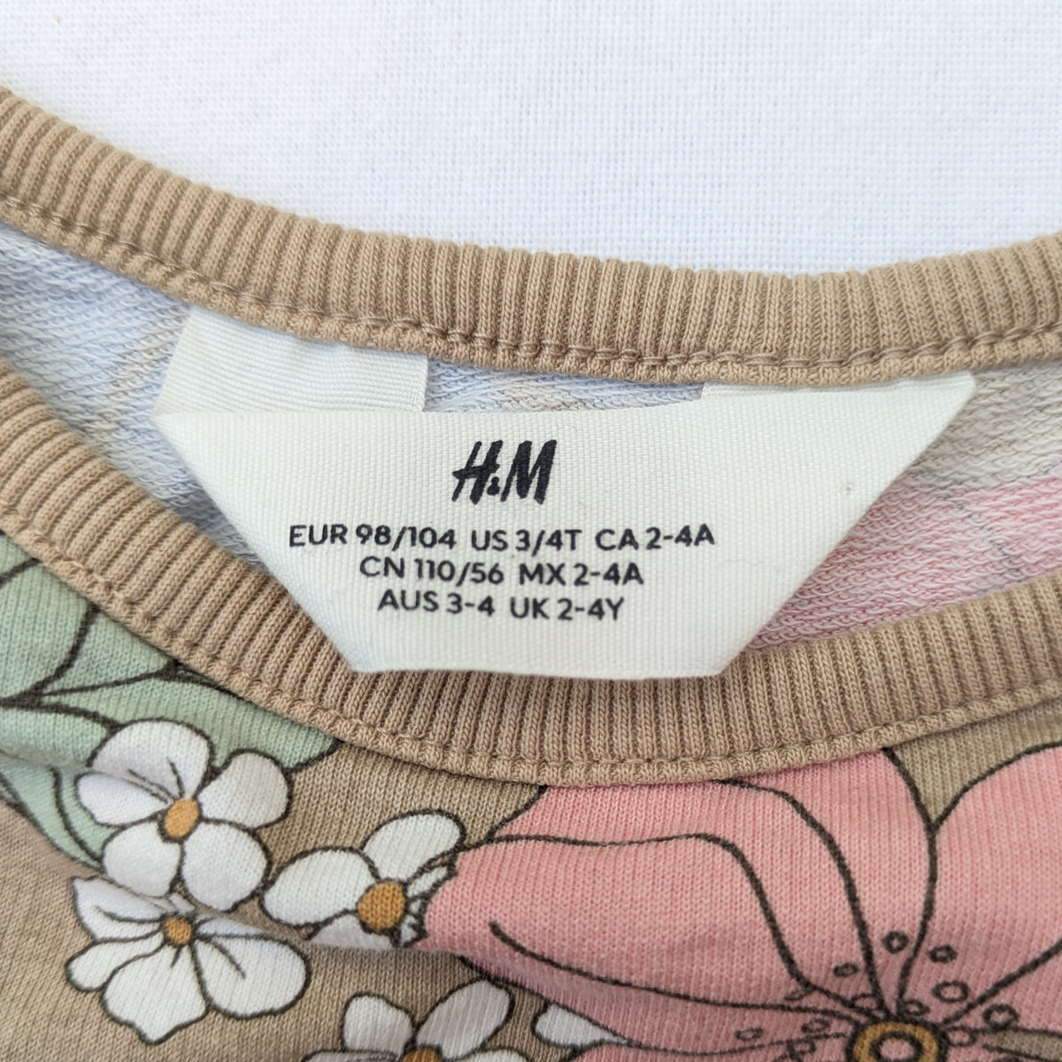 H&M cotton sweatshirt - 3-4 yrs / 98-104